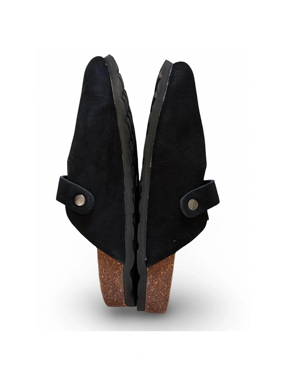NIB Odoly Black Suede Slip-On Clog for Men, Size 12